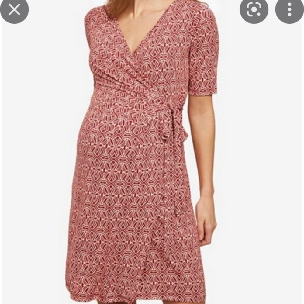 Motherhood Maternity Wrap Dress